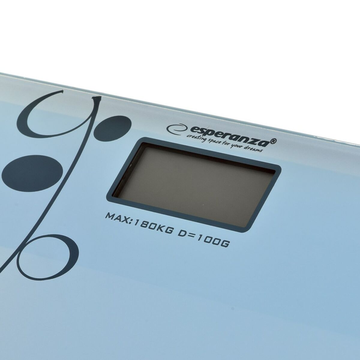 Balança digital para casa de banho Esperanza EBS005 Branco Vidro